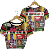 All My Heroes Croptop T Shirt